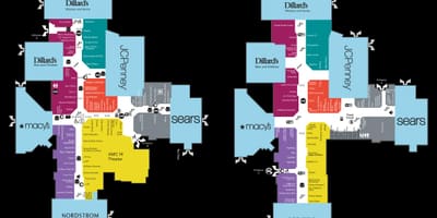 Mapa barton creek tržnom centru