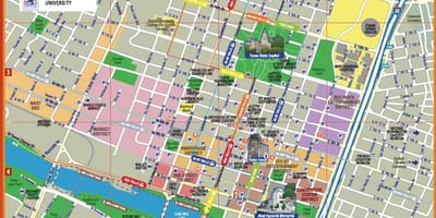 Ulična mapa Austin Tx